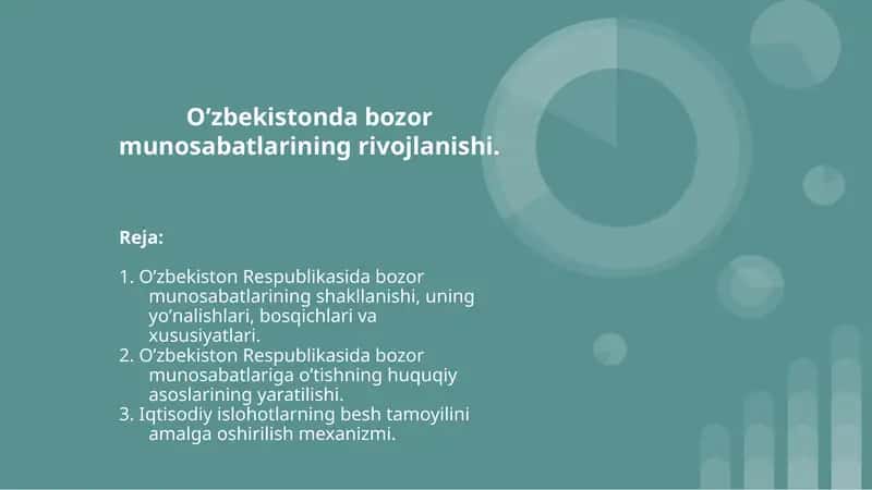 Oʼzbekistonda bozor munosabatlarining rivojlanishi 1