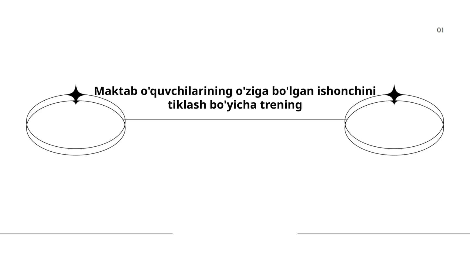 Maktab o'quvchilarining o'ziga bo'lgan ishonchini tiklash bo'yicha trening 1