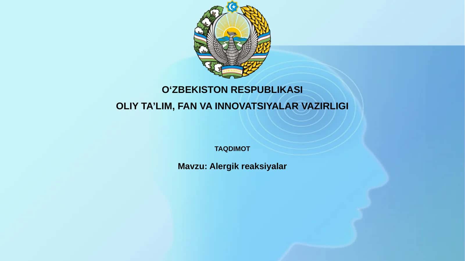 Allergik reaksiyalar 1