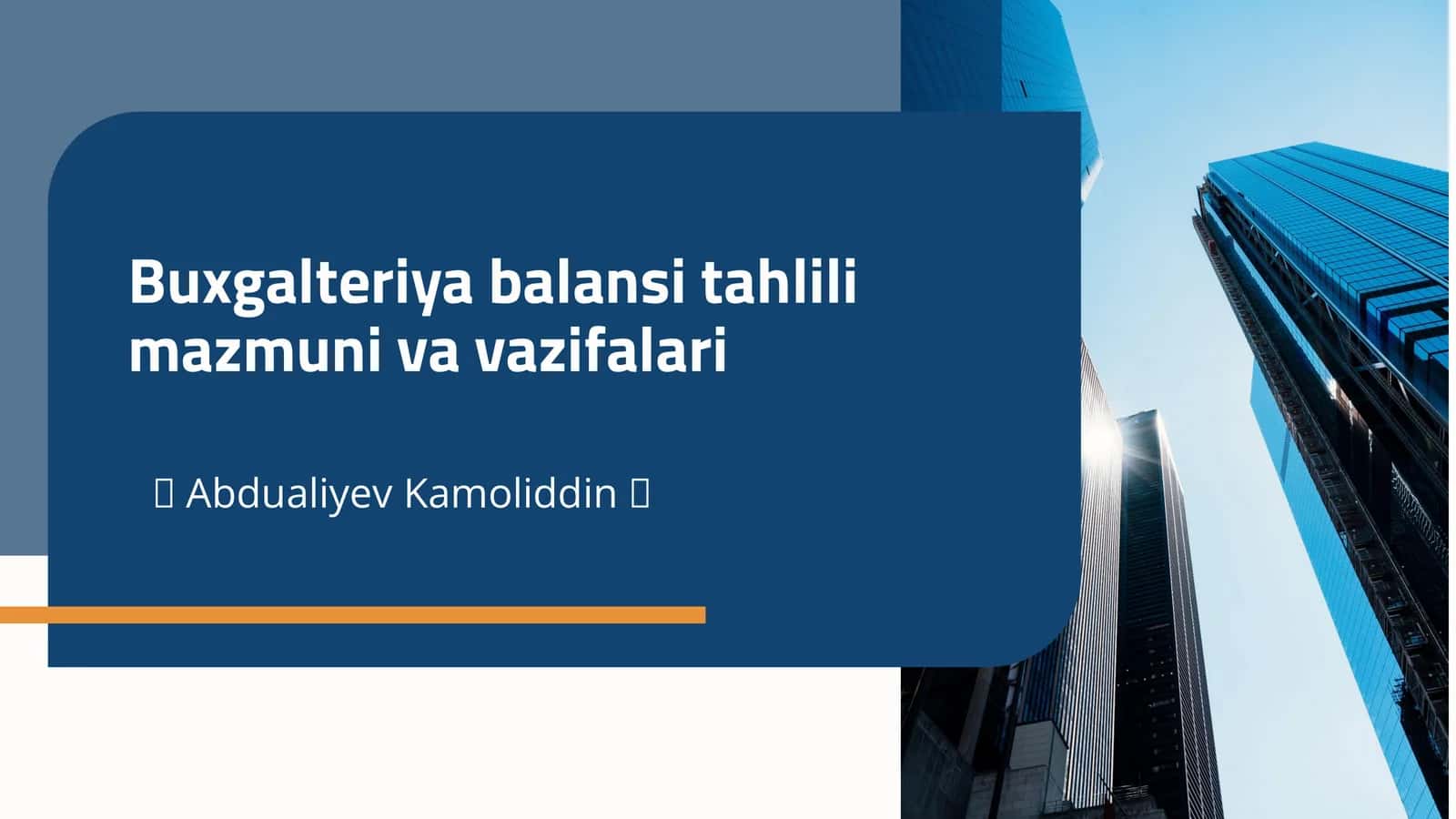Buxgalteriya balansi tahlili mazmuni va vazifalari 1