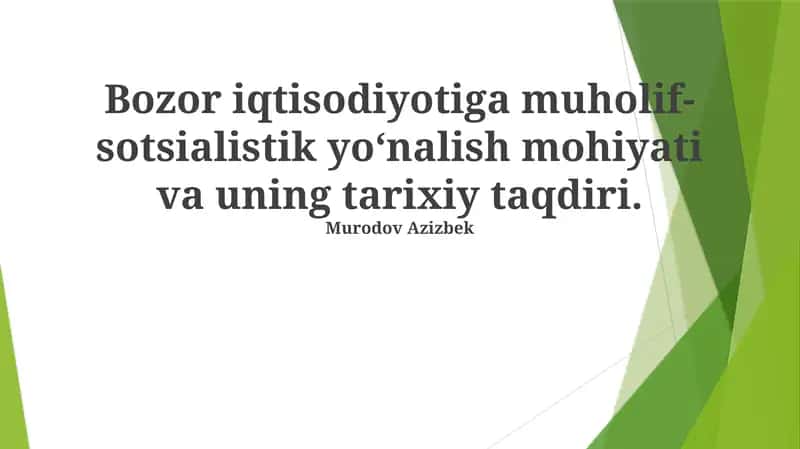 Davlatning Iqtisodiyotdagi Rolining Ta'siri 1