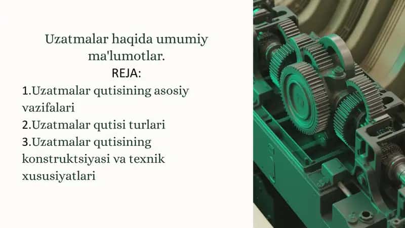 Uzatmalar qutisi 1