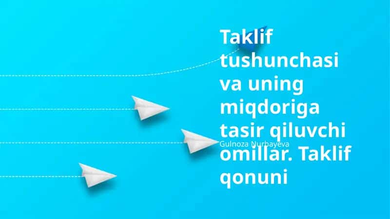 Taklif tushunchasi va uning miqdoriga tasir qiluvchi omillar 1