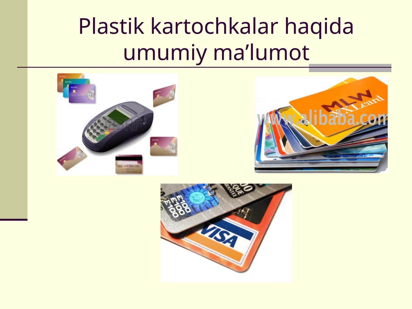 Plastik kartochkalar haqida 1