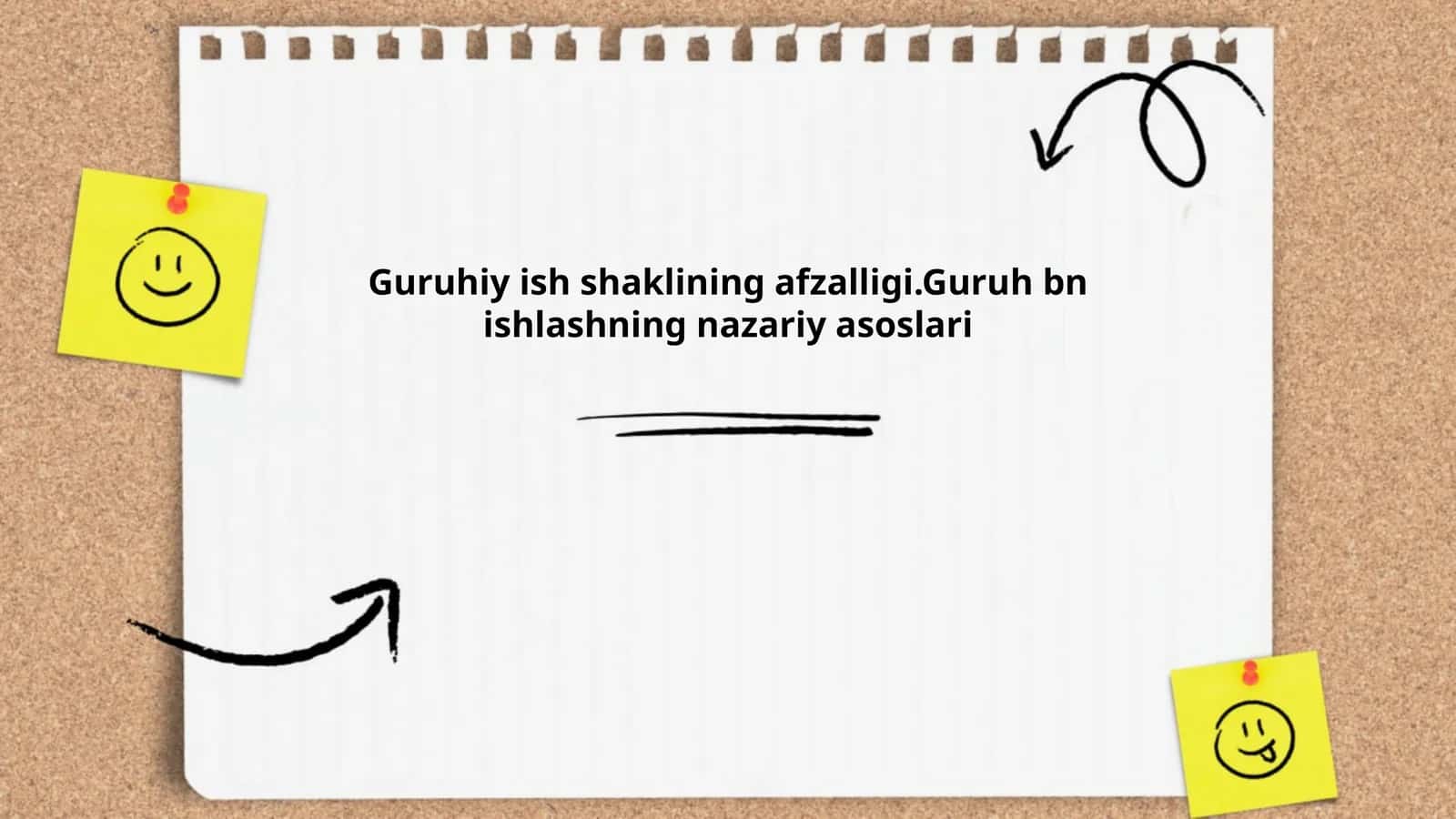Guruhiy ish shaklining afzalligi 1