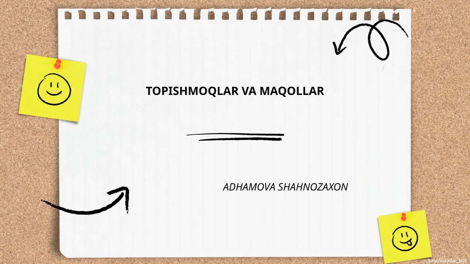 TOPISHMOQLAR VA MAQOLLAR 1