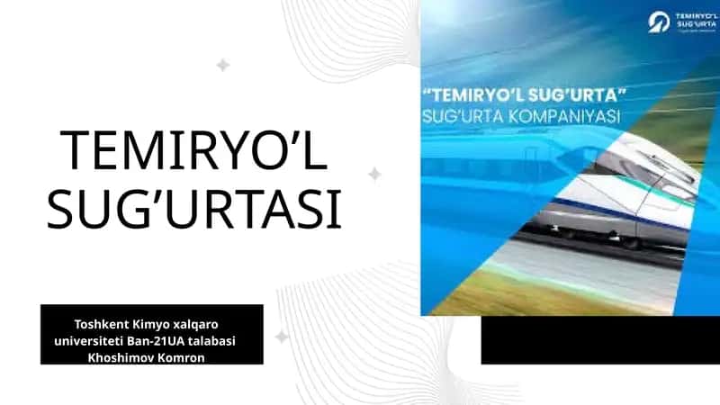 Temiryo’l sug’urtasi 1