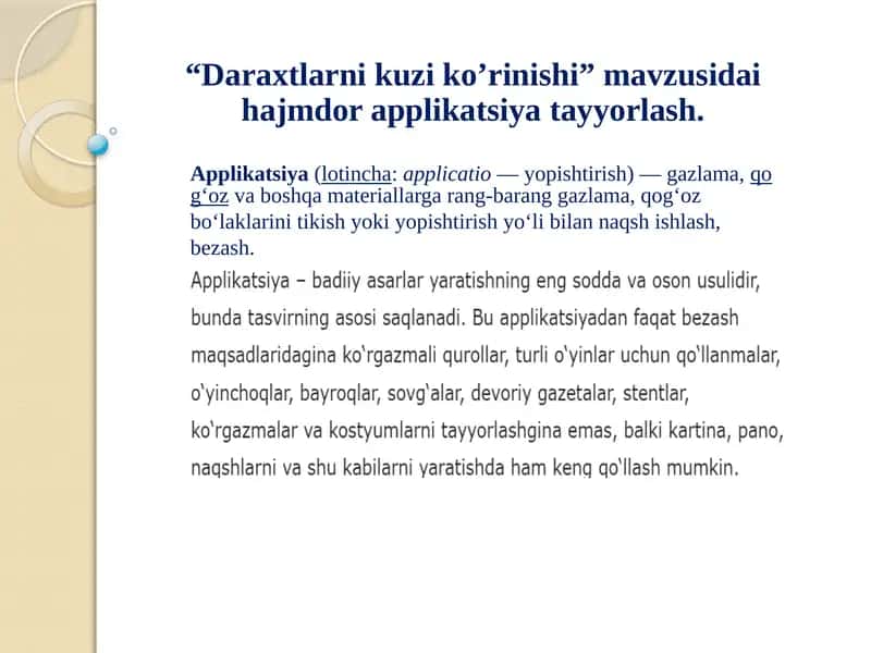 Daraxtlarni kuzikoʻrish 1