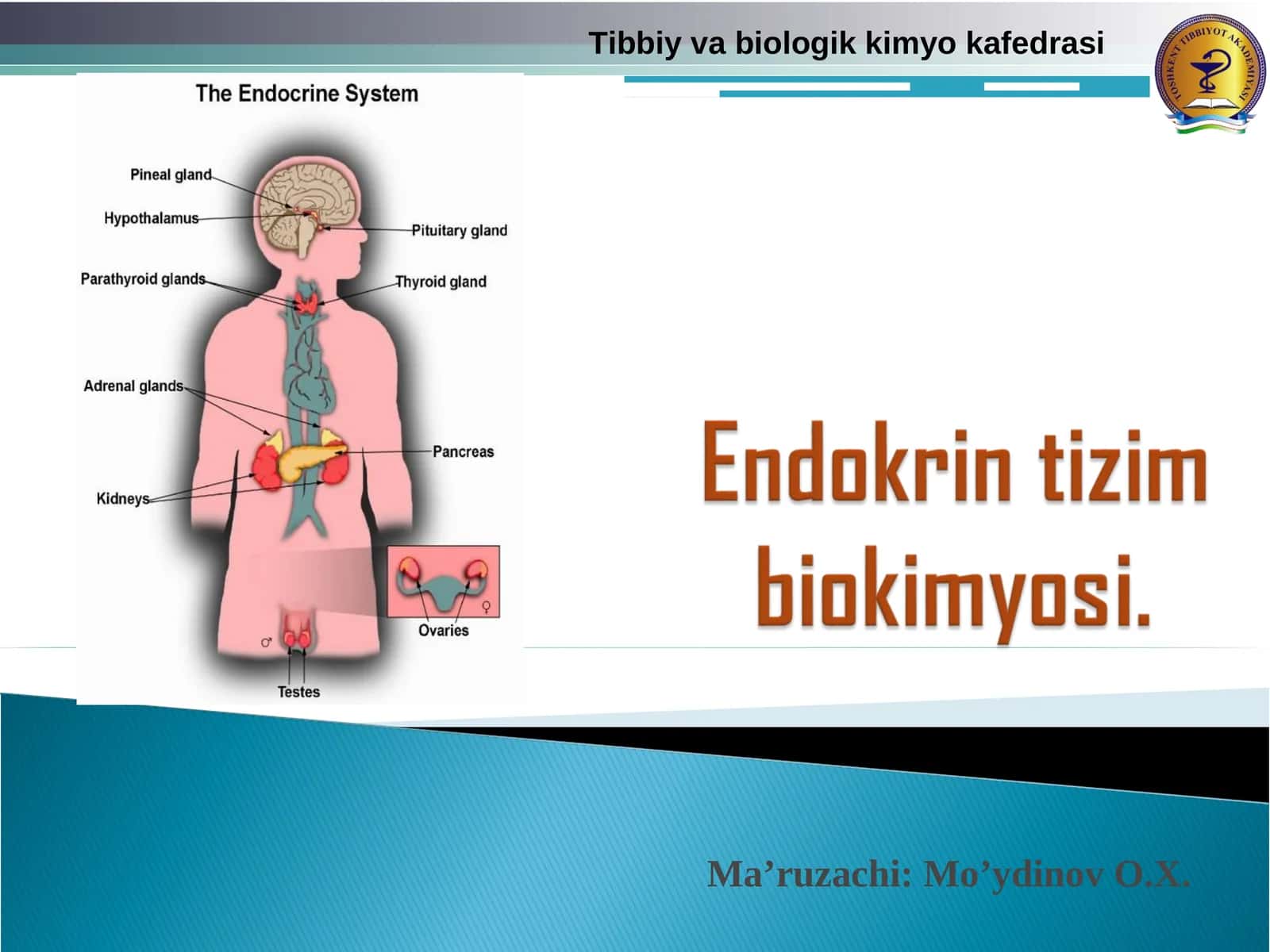 Tibbiy va biologik kimyo kafedrasi 1