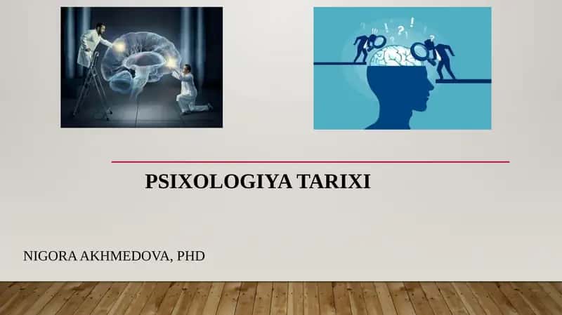 PSIXOLOGIYA TARIXI 1