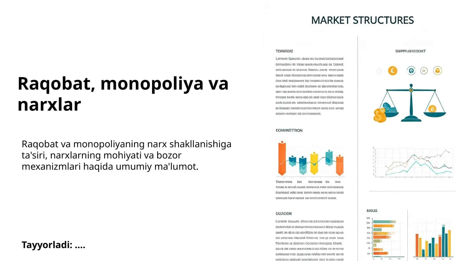 Raqobat, monopoliya va narxlar 1