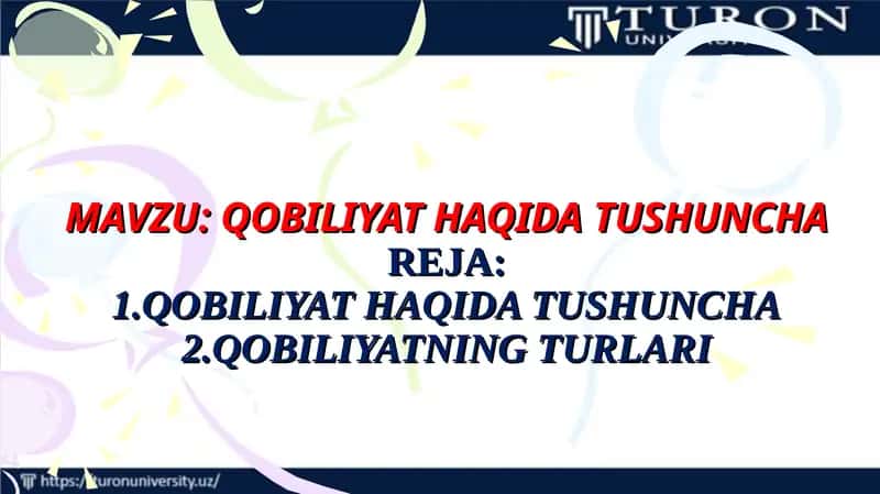 QOBILIYAT 1