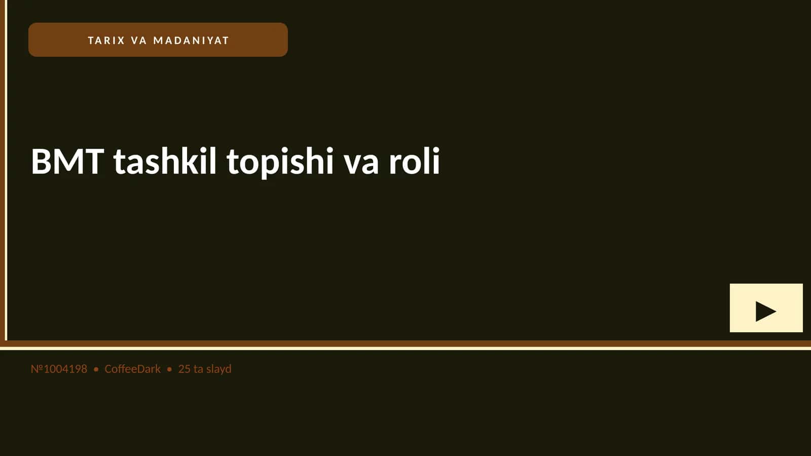 BMT tashkil topishi va roli 1