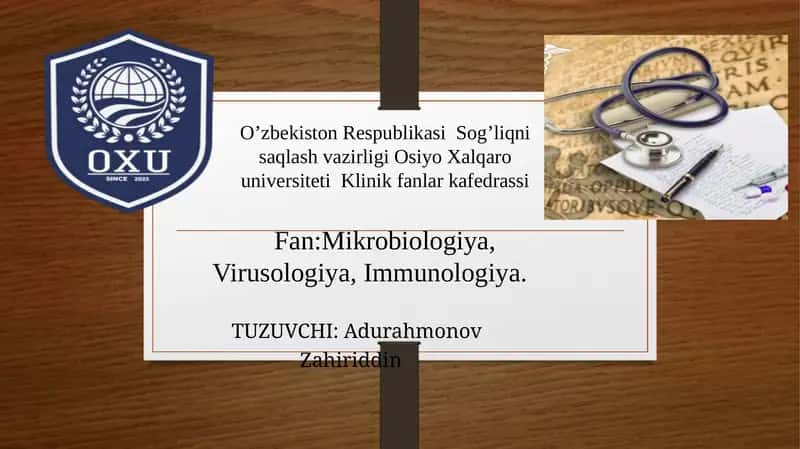 Monoklonalantitelalar va Tibbiyot 1