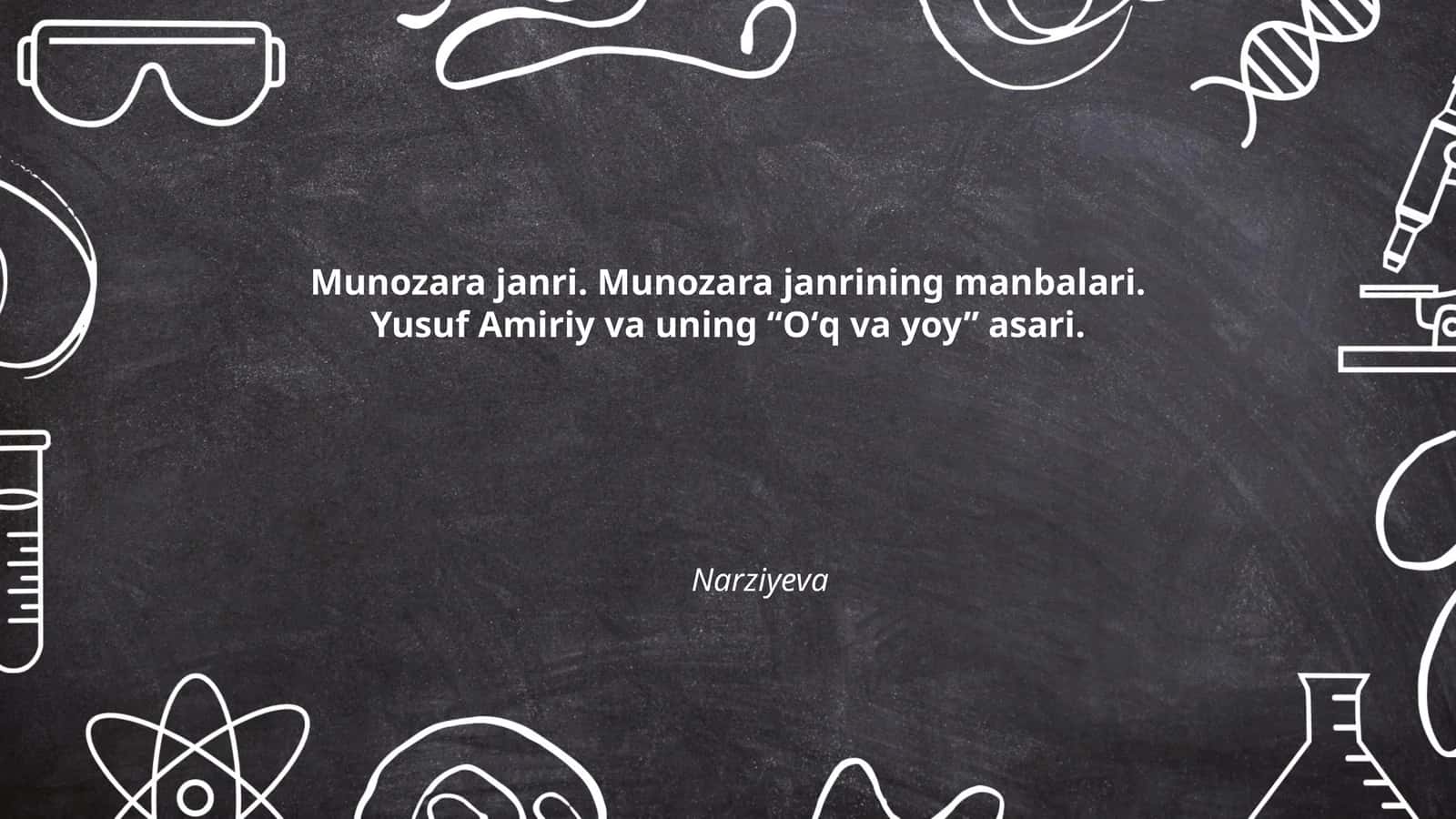 Munozara janri 1