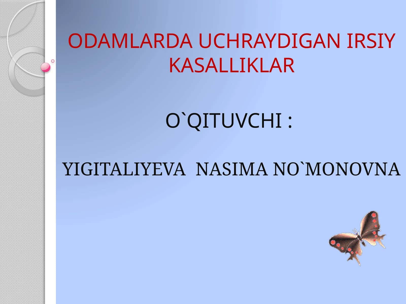 Odamlarda uchrashgan irsiy kasalliklar 1