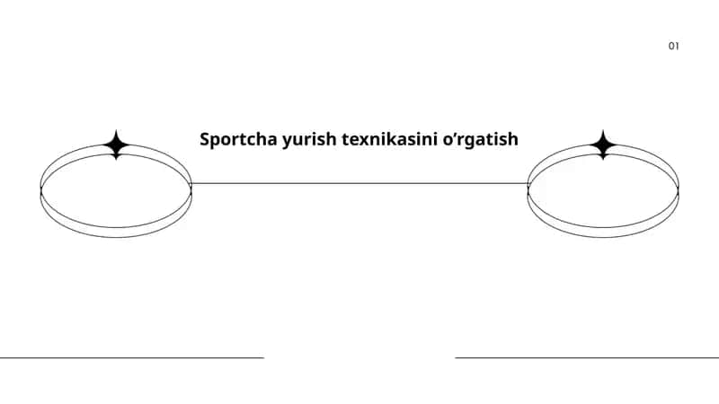 Sportcha yurish texnikasini o’rgatish 1