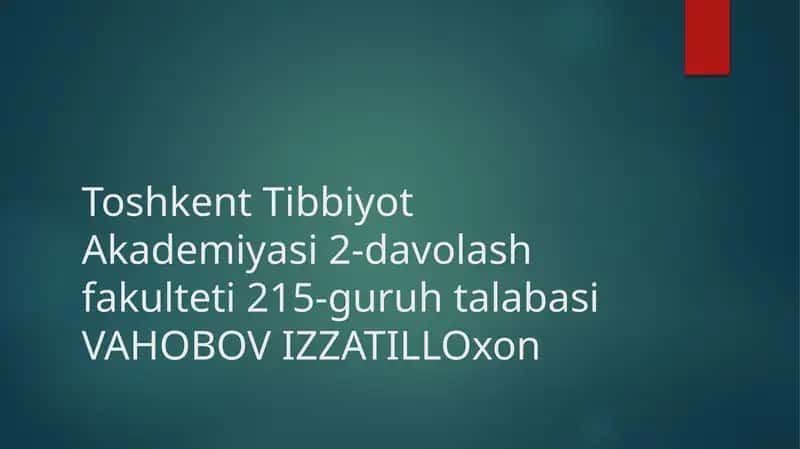 O’sma hujayralarning kimyoviy dori vositalariga multirezistentlik 1