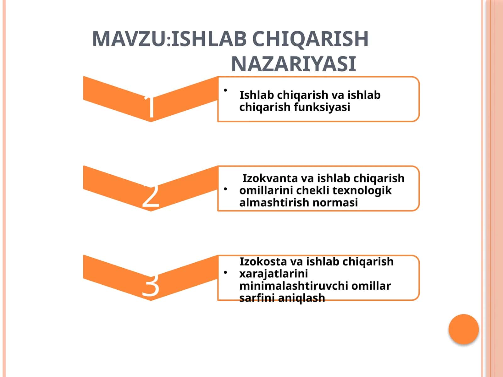 ISHLAB CHIQARISH NAZARIYASI 1