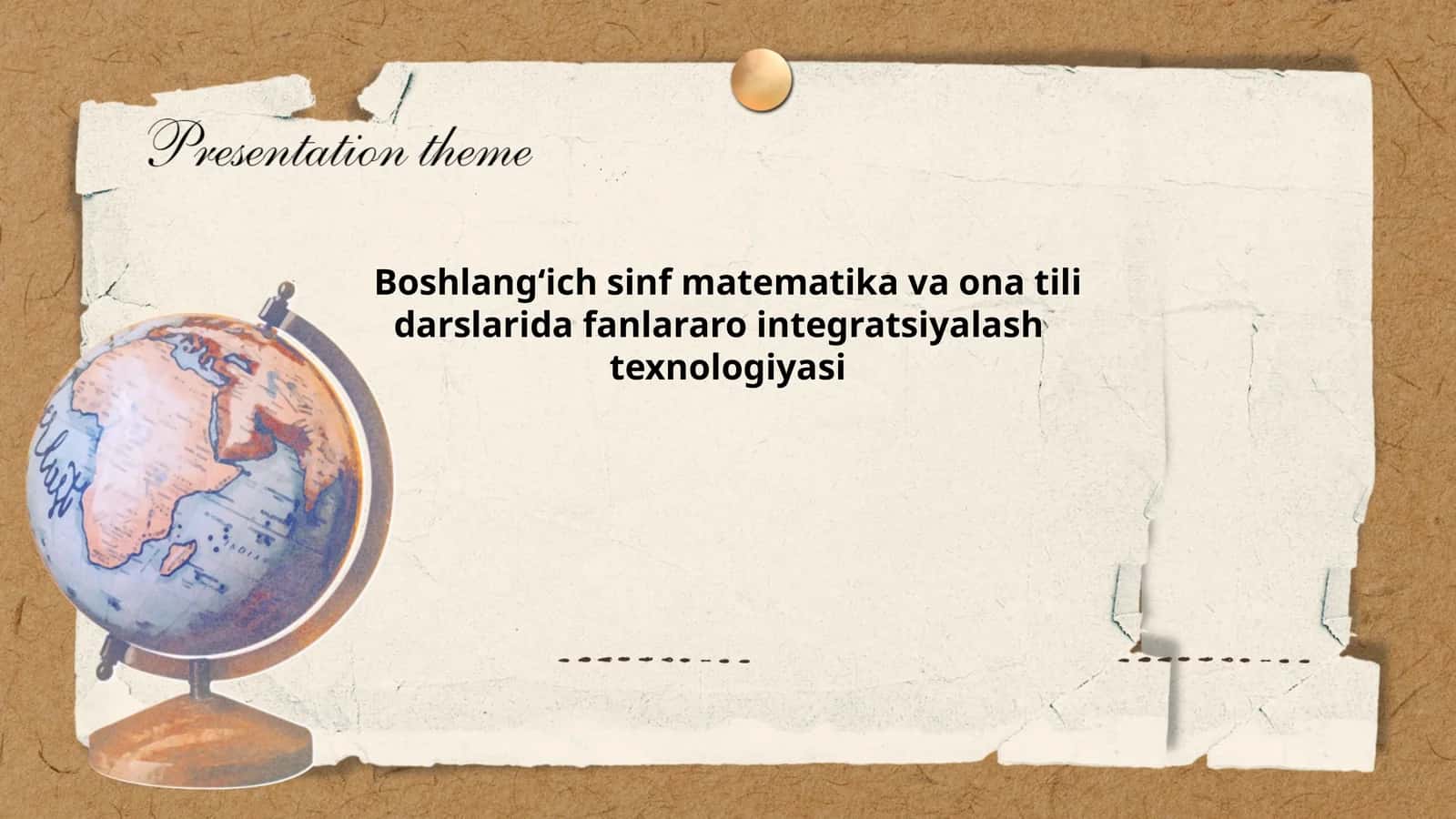 Boshlang‘ich sinf matematika va ona tili darslarida fanlararo integratsiyalash texnologiyasi 1