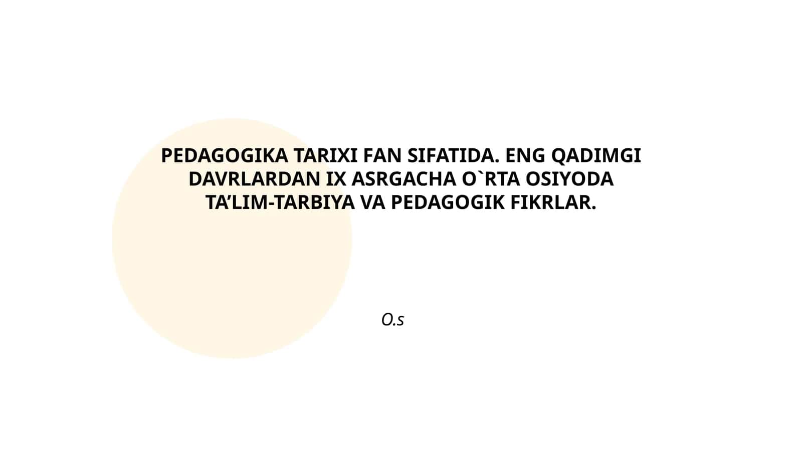 PEDAGOGIKA TARIXI FAN SIFATIDA 1