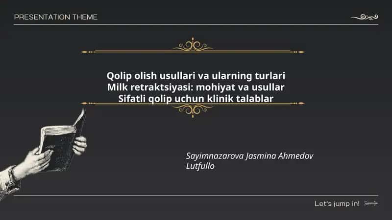 Qolip olish usullari va ularning turlari 1