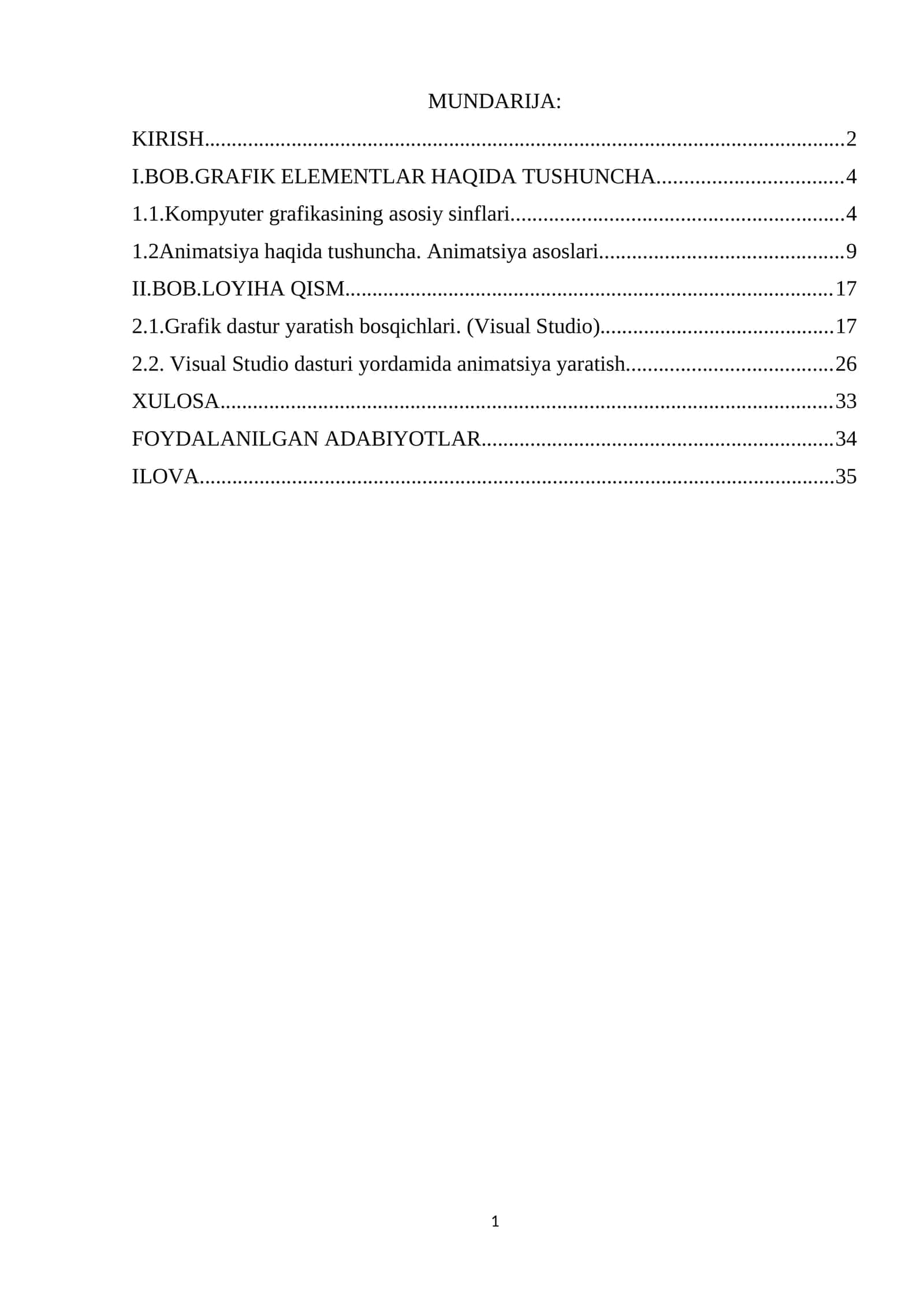 Grafik Dastur Yaratish 1