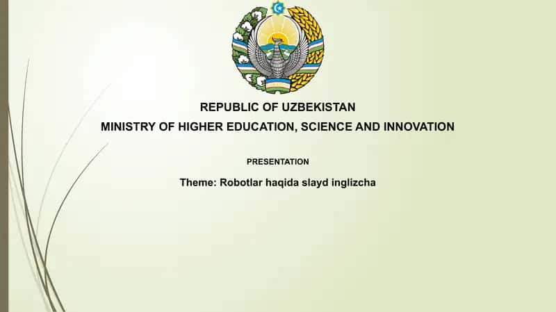 Robotlarhaqidaslaydinglizcha 1