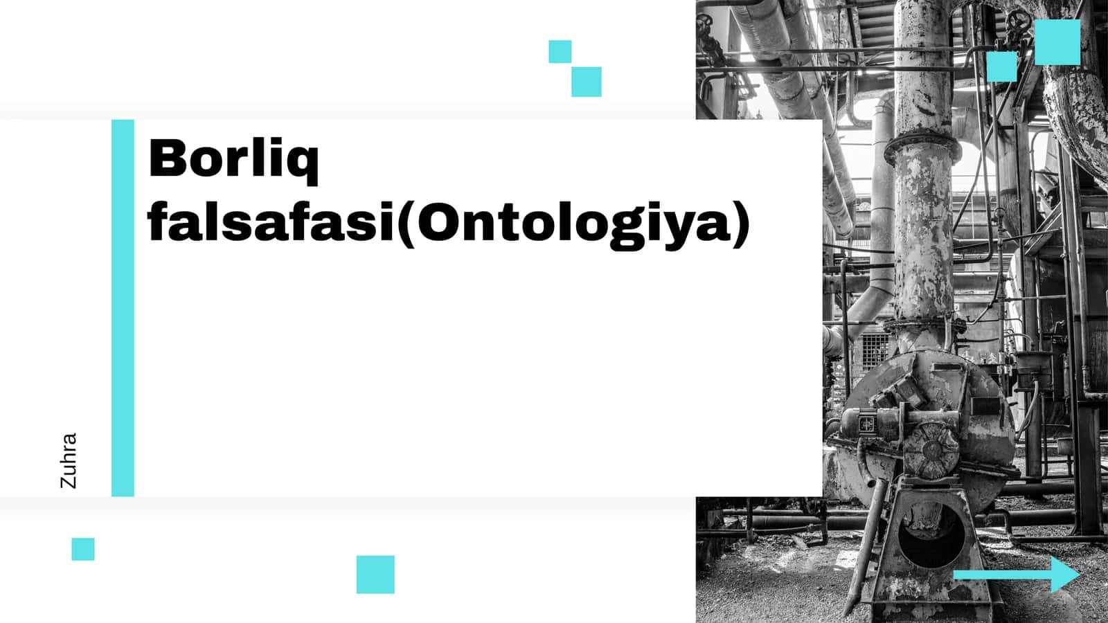 Borliq falsafasi(Ontologiya) 1