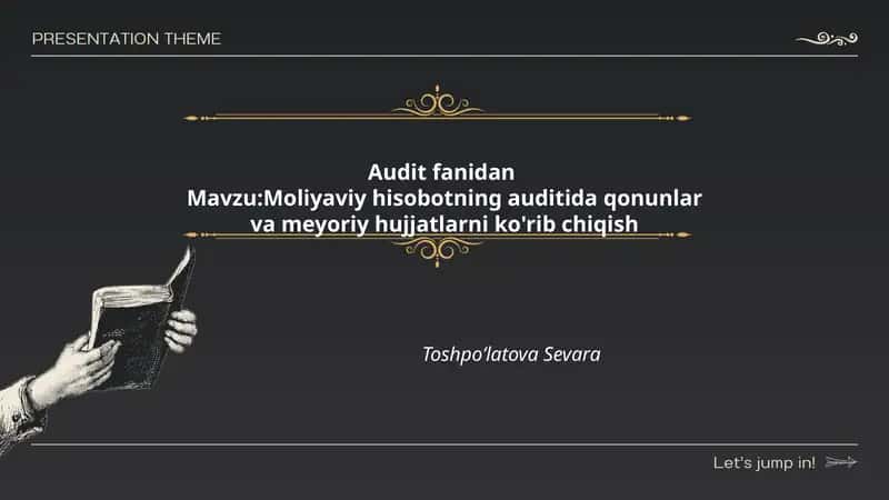 Audit fanidan 1