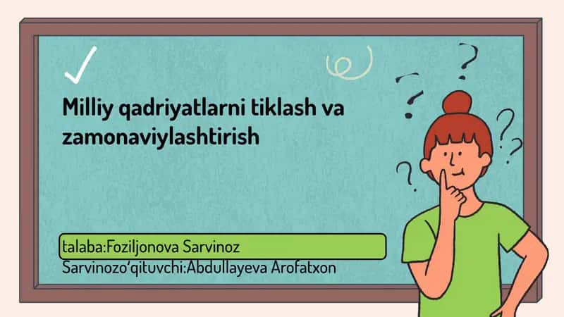 Milliy qadriyatlar 1