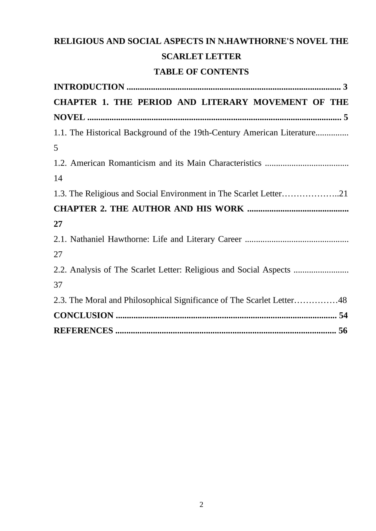 THE SCARLET LETTER 1