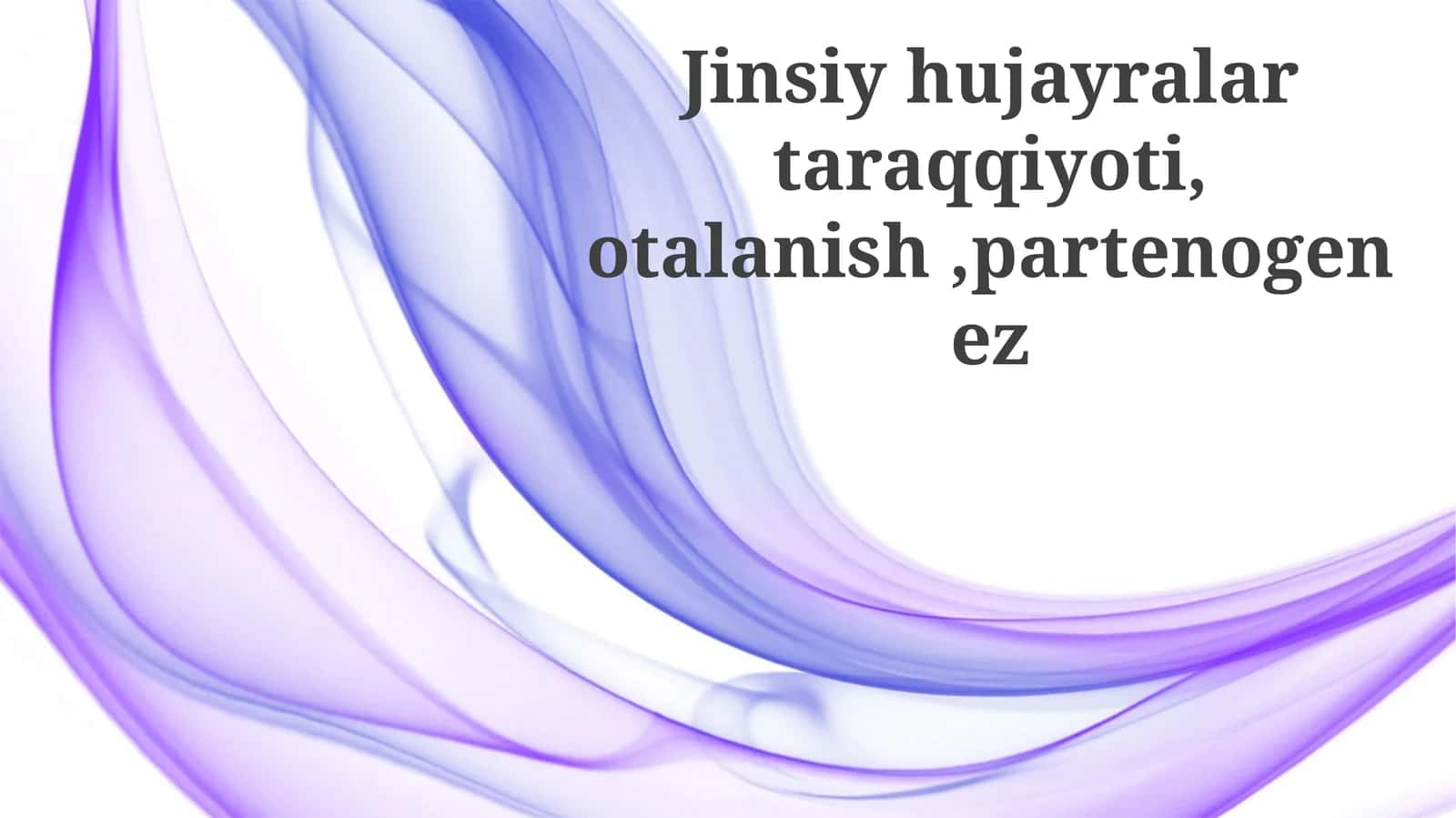 Gametalarning yetukligi 1