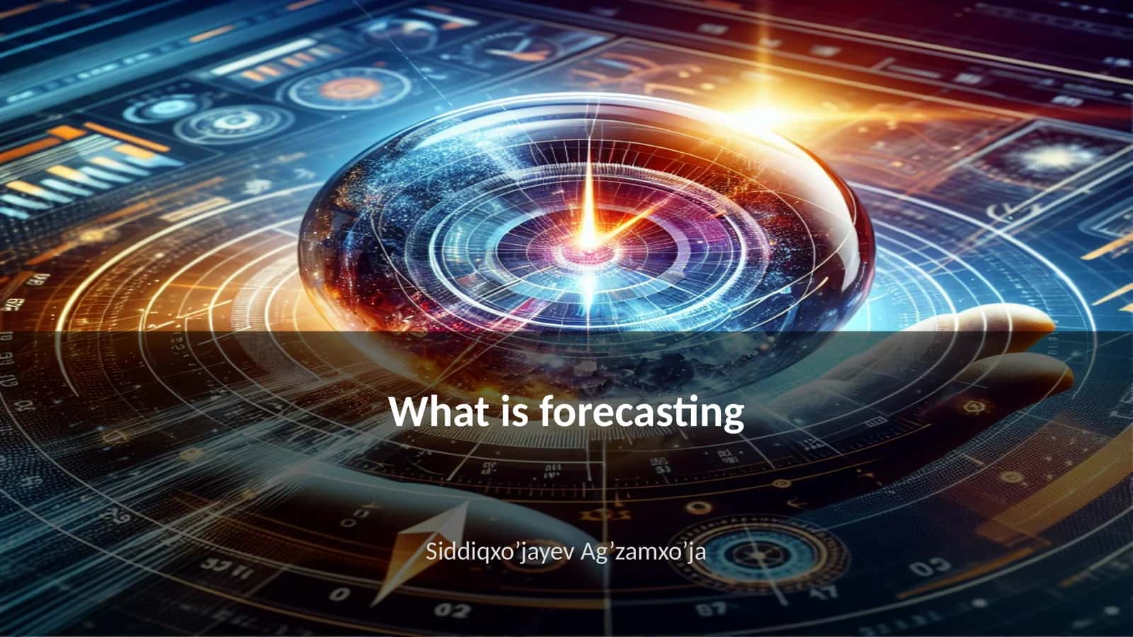 Forecasting 1