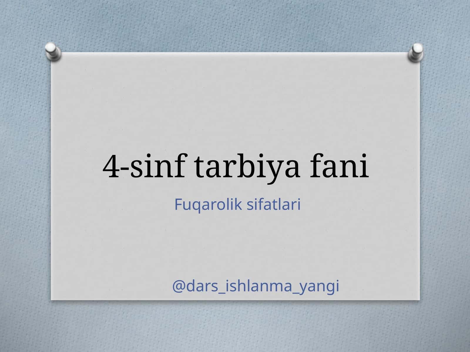 FUQAROLIK SIFATLARI 1