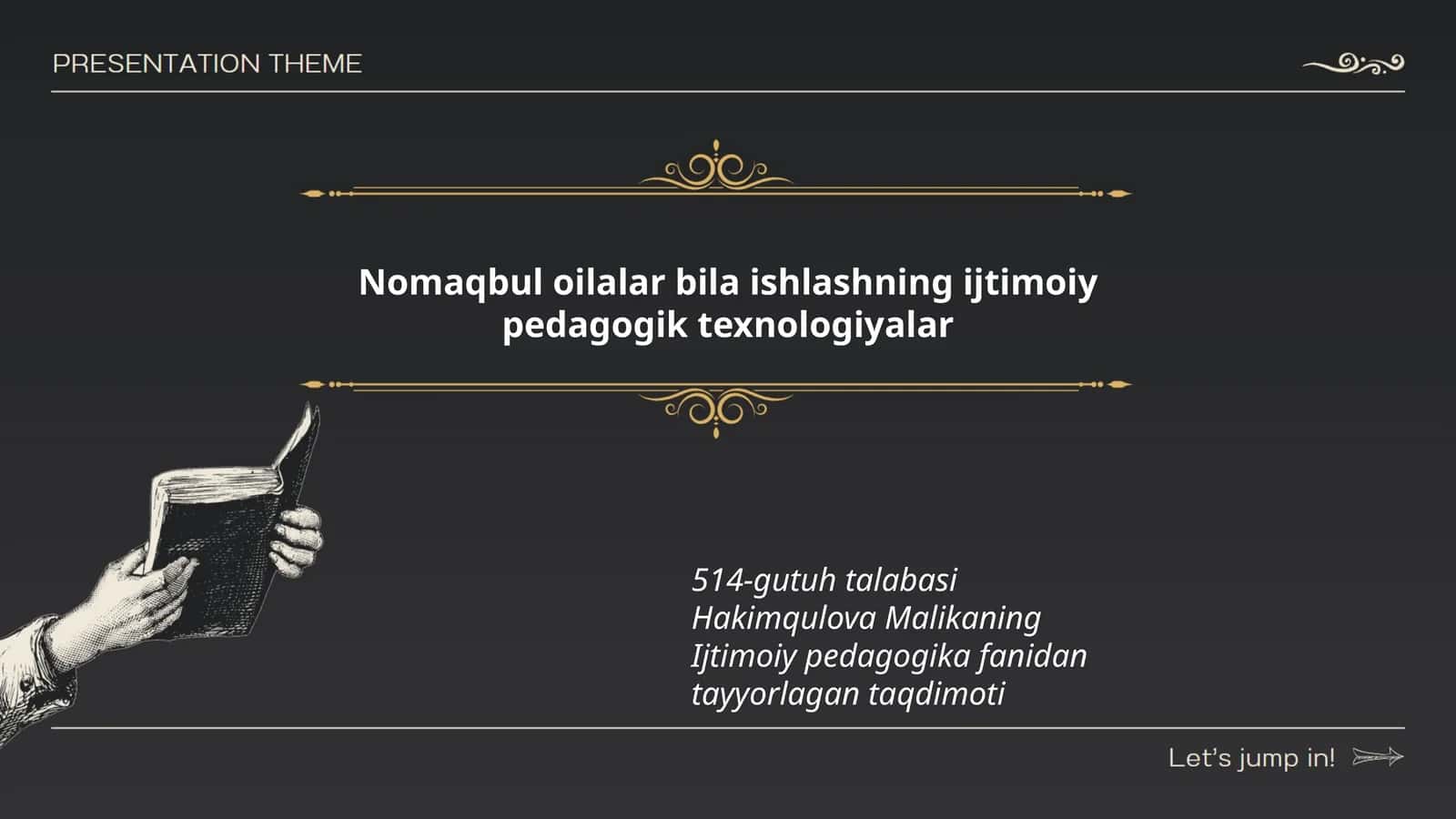 Ijtimoiy pedagogik texnologiyalar 1