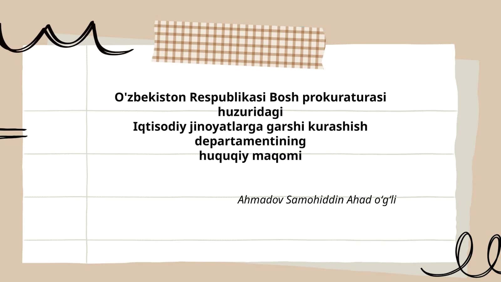 Iqtisodiy jinoyatlarga garshi kurashish departamentining vazifalari 1