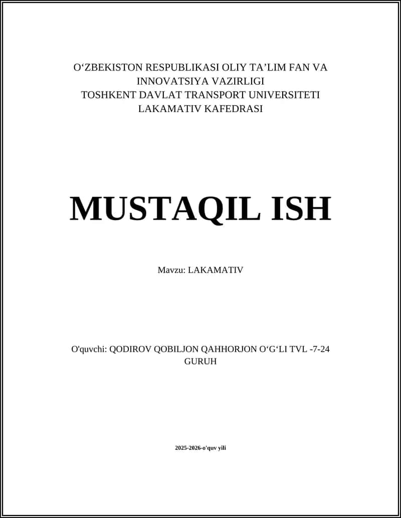 LAKAMATIV 1