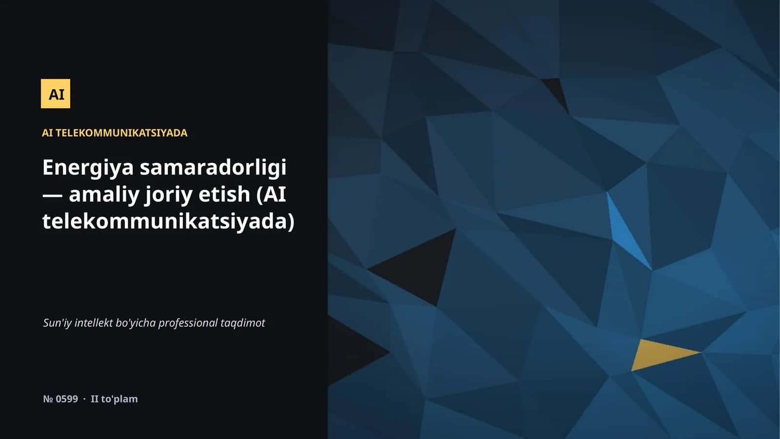 AI TELEKOMMUNIKATSIYADA 1