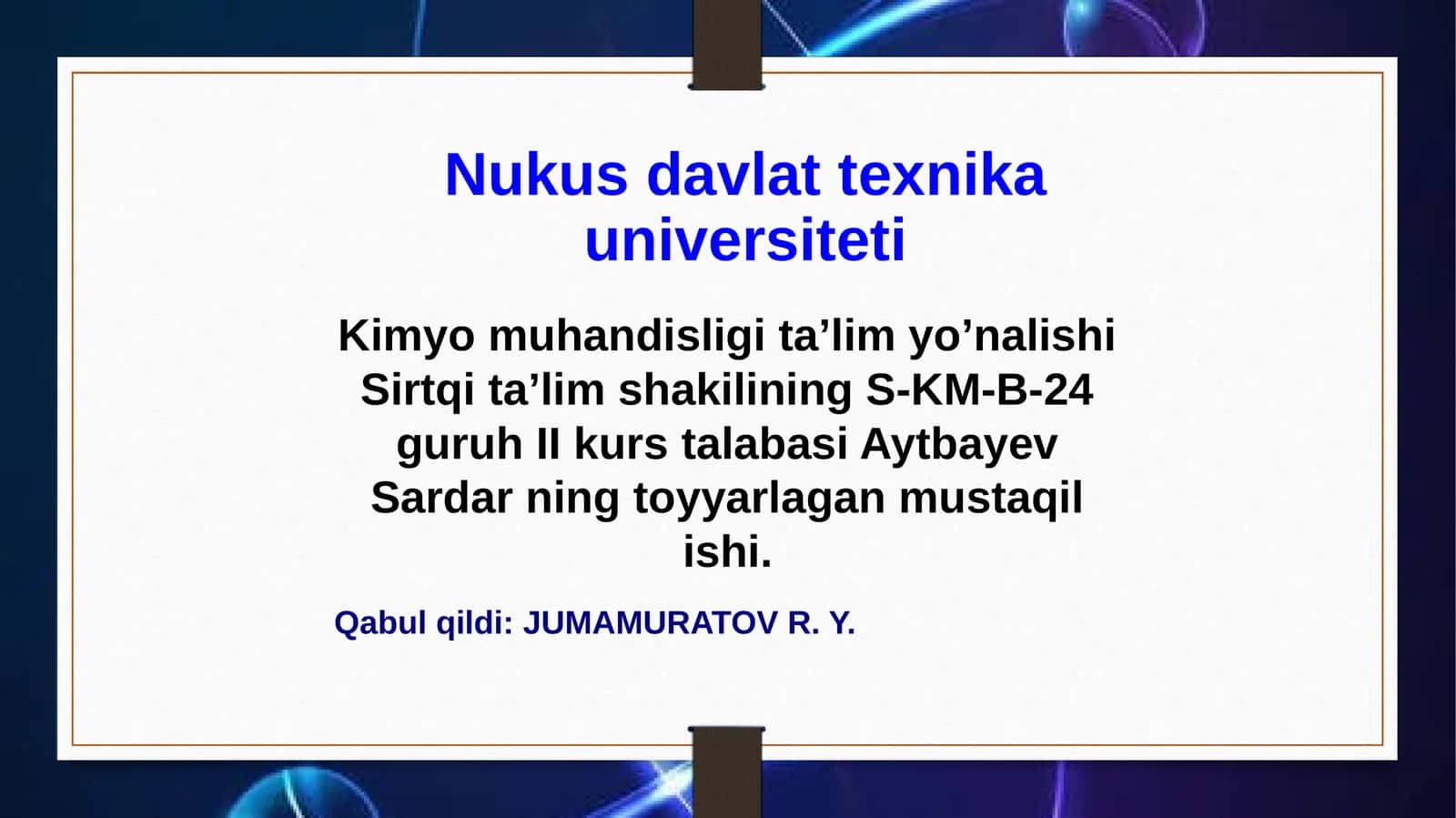Kovalent bog'lanishning hosil bo'lishi 1