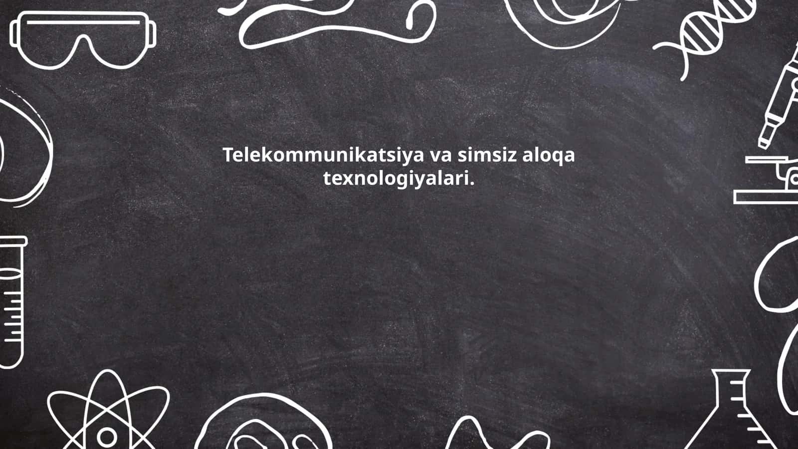 Mobil aloqa texnologiyalari 1