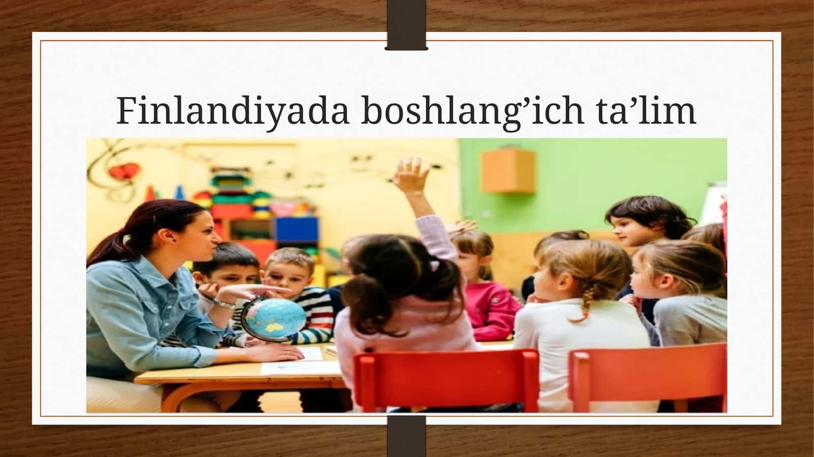 Finlandiyada boshlang’ich ta’lim 1
