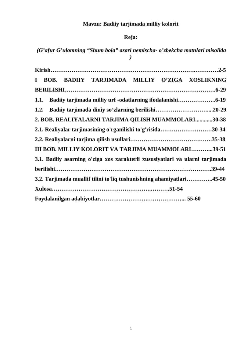 Badiiy tarjimada milliy kolorit 1