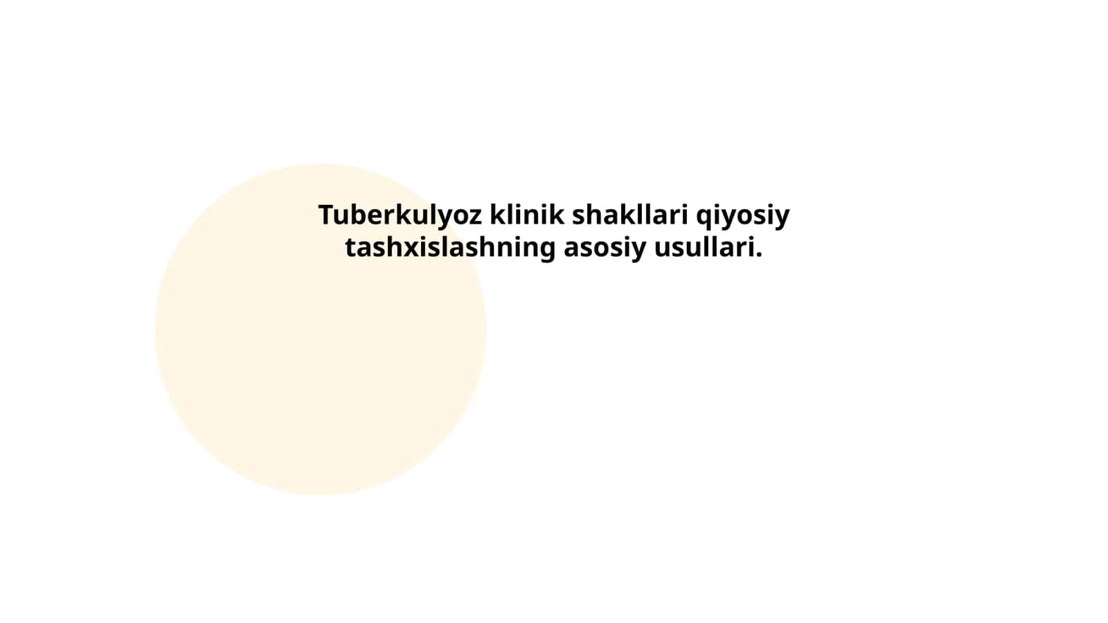 Tuberkulyoz klinik shakllari qiyosiy tashxislashning asosiy usullari 1