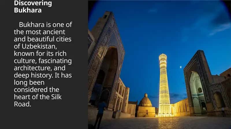 Discovering Bukhara 1