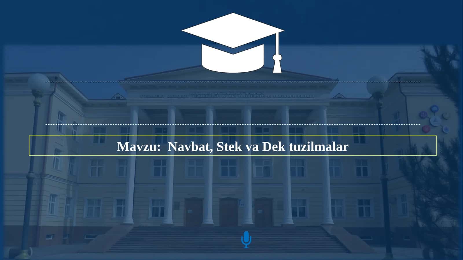 Navbat, Stek va Dek tuzilmalar 1