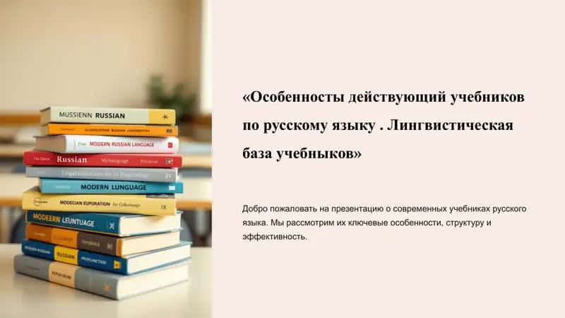 «Особенносты действующий учебников  по русскому языку . Лингвистическая база учебныков» 1