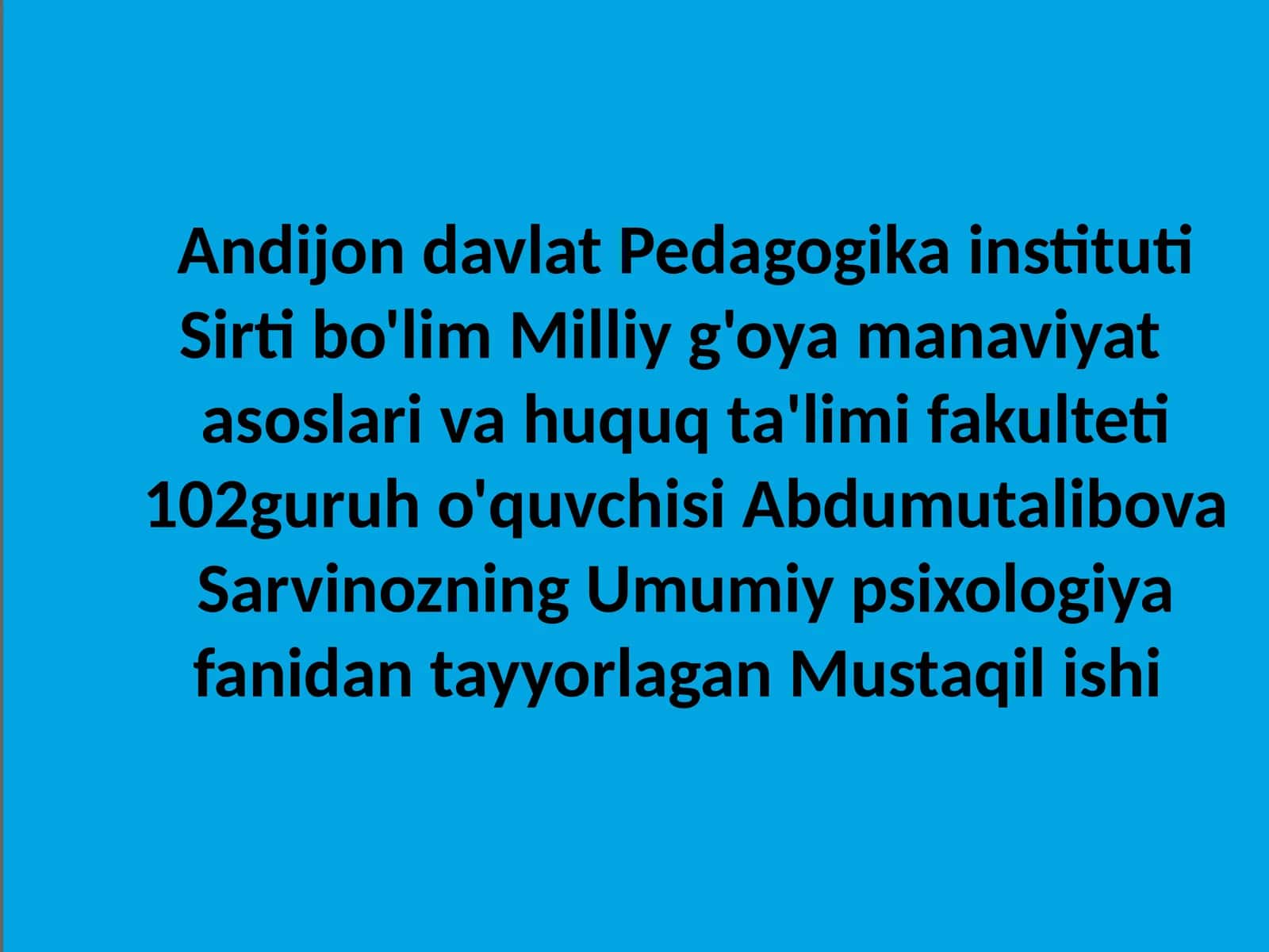 Idroktushunchasiva vauningxususiyatlari 1