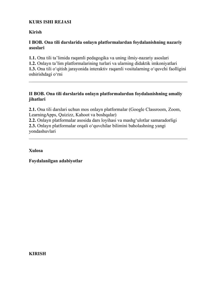 Ona tili darslarida onlayn platformalardan foydalanishning nazariy asoslari 1