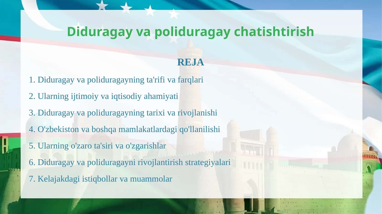 Diduragay va poliduragay chatishtirish 1
